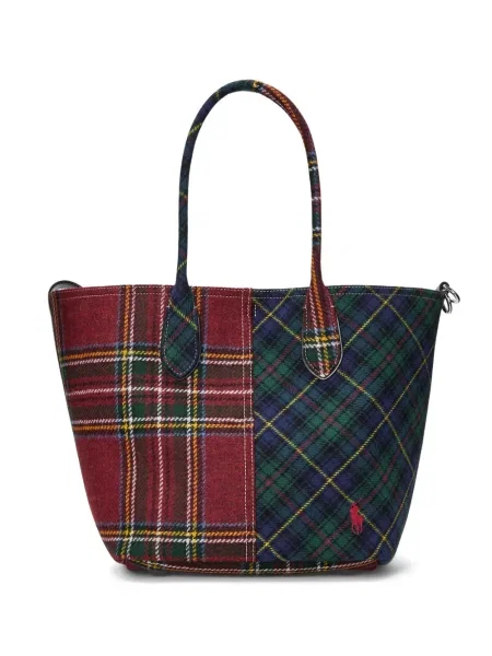 Șapcă Polo Ralph Lauren de catifea cord în carouri verde