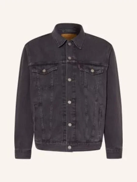Levi's® Kurtka Dżinsowa Relaxed Fit Trucker schwarz czarna