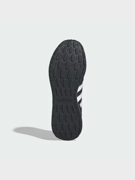 Кожаные кроссовки Adidas черные