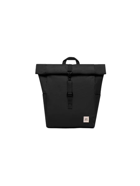 Lefrik Roll Mini Backpack Black Unisex Plecaki i torby Lefrik Rollmini_BLK-One-size Size: One size czarny