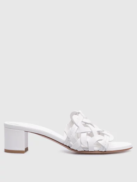 Шкіряні мюлі AMALFI Gianvito Rossi білі