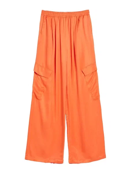 Bershka Cargo hlače narančasta