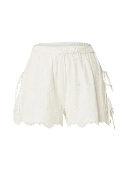 Cie Cie Pantaloni TIE' alb