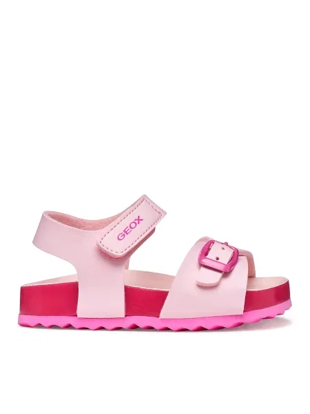 Σανδάλια Geox B Sandal Chalki Girl S ροζ
