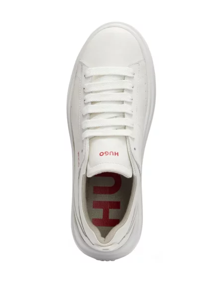 Sneakers Hugo με σχέδιο λευκό