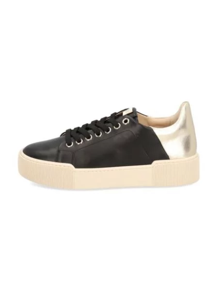 Högl hladká kůže tenisky černé