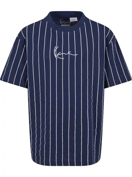 Karl Kani Tricou Essential albastru închis alb