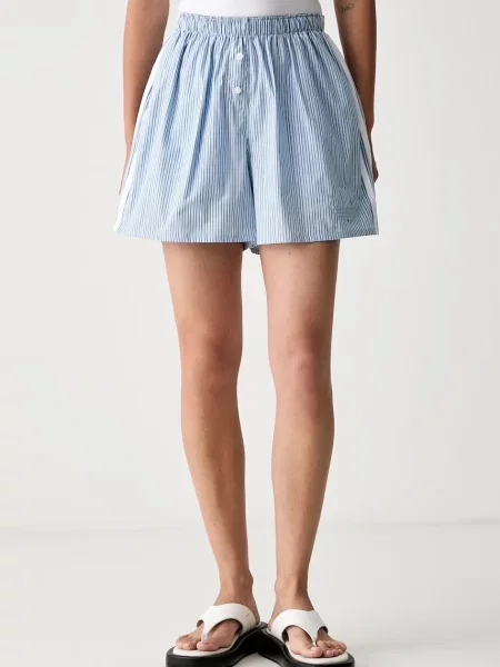 Adidas Originals pantaloni scurți pentru femei din albastru