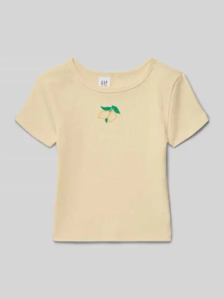 T-shirt z wyhaftowanym motywem Gap