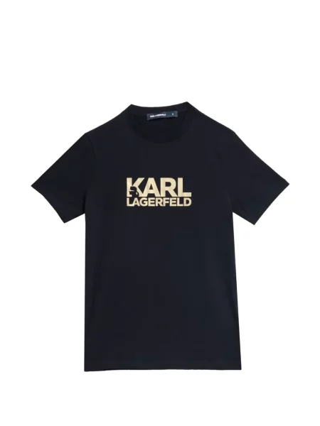 Tricou Karl Lagerfeld cu imagine negru