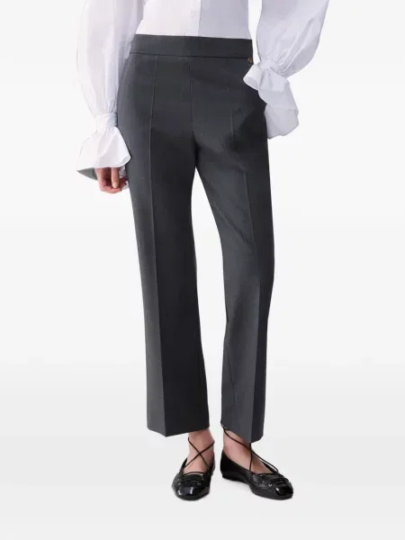 Pantaloni Liu Jo de flanelă gri
