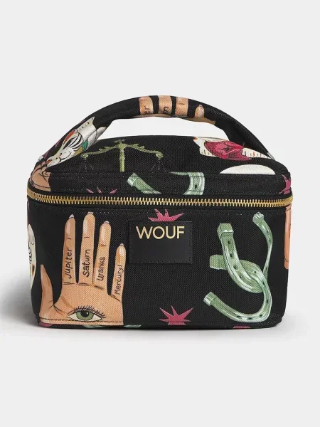 Putna kozmetička torbica WOUF Fortuna 20 x 12 x 15 cm crna