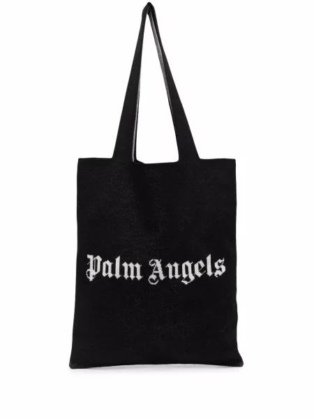 Чанта Palm Angels с принт черно