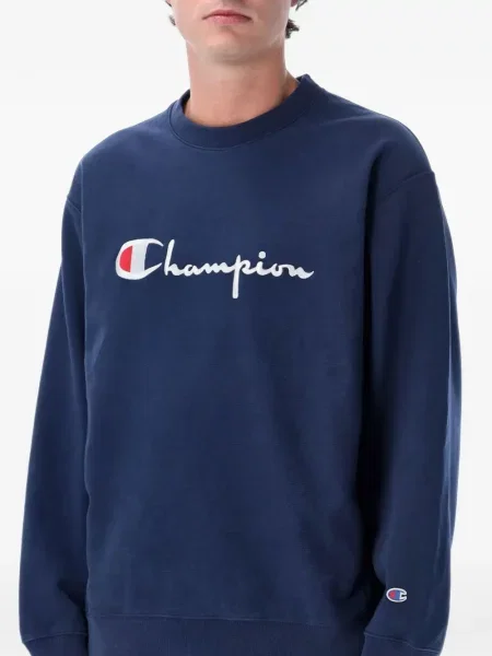 Hanorac Champion cu broderie albastru