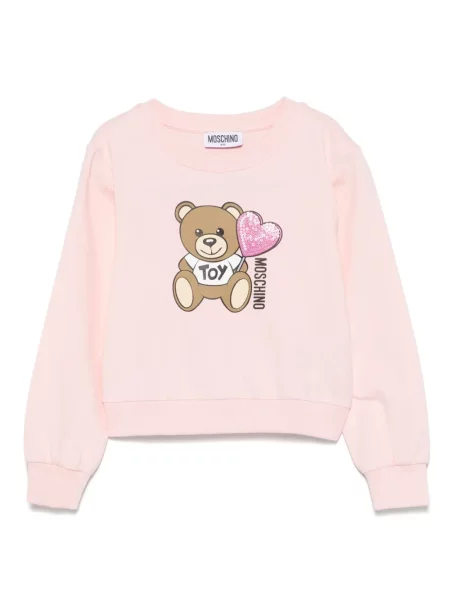 Bluza dziecięca Moschino różowa