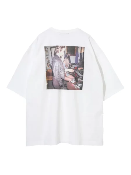 Tricou Undercover cu imagine alb