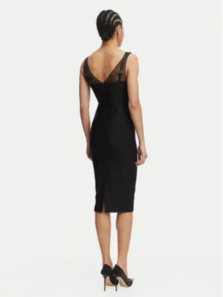 Elisabetta Franchi Cocktail obleka črna