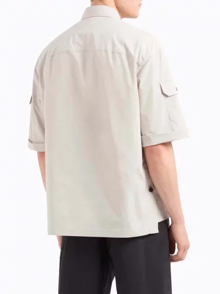 Рубашка Emporio Armani бежевая