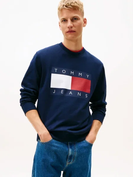 Palton Tommy Jeans alb