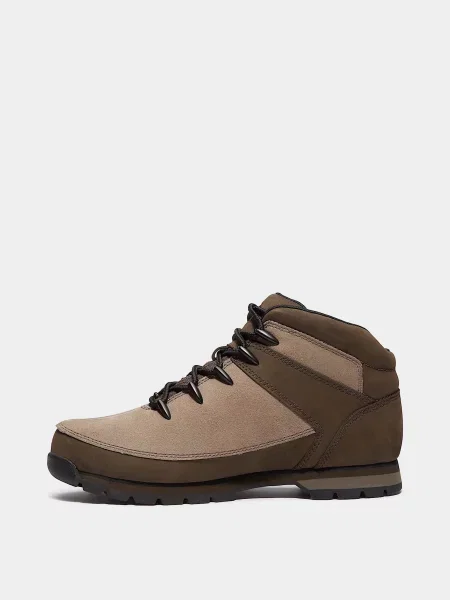 Ботинки Timberland из нубука серые