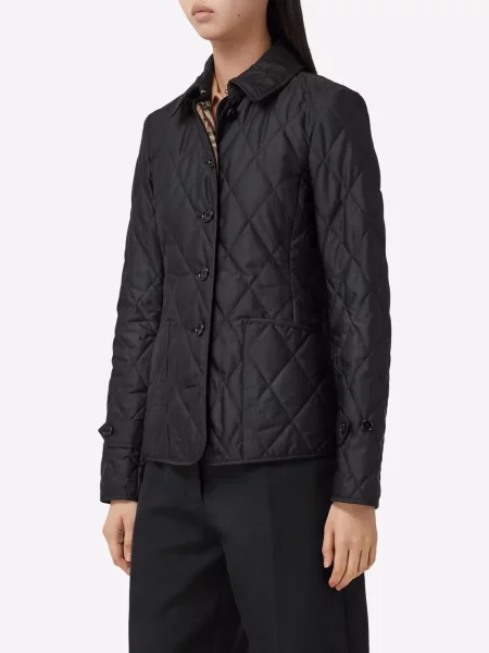 Prošívaná bunda Burberry černá