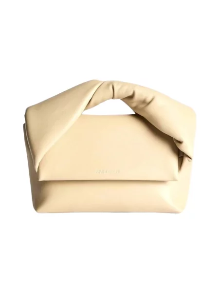 Torebka Jw Anderson skórzana beżowa