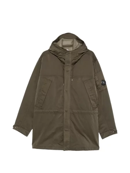 Parka C.p. Company s kapucí zelená