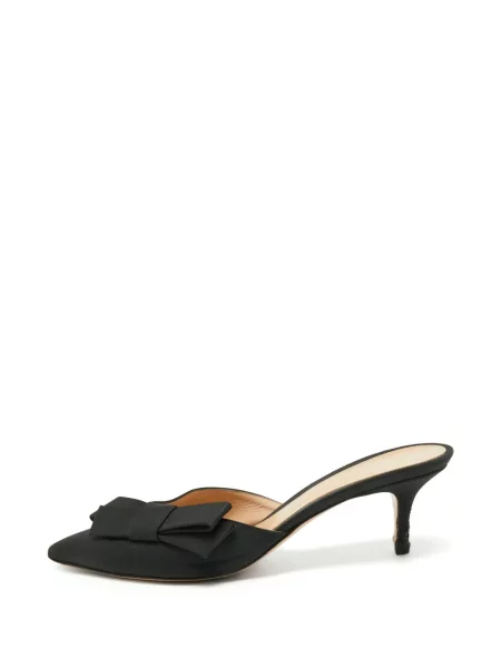 Papuci tip mules Gianvito Rossi cu funde negru