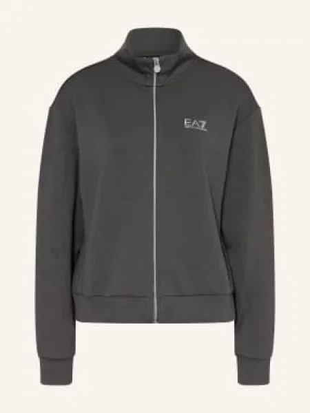 Emporio Armani Bluza Z Kamieniami Ozdobnymi grau