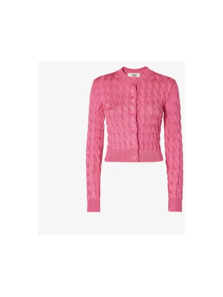 Kardigan Fendi różowy