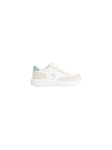 Sneakersy Calvin Klein Jeans beżowe