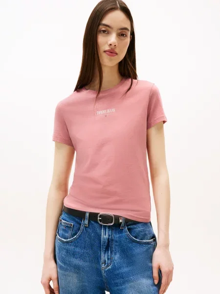 Polo majica Tommy Jeans bela