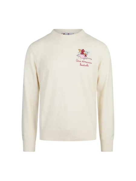 Sweter Mc2 Saint Barth biały