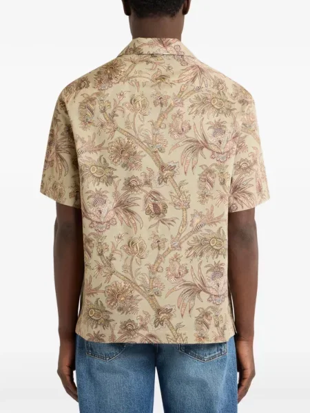 Cămașă Etro din satin cu model floral
