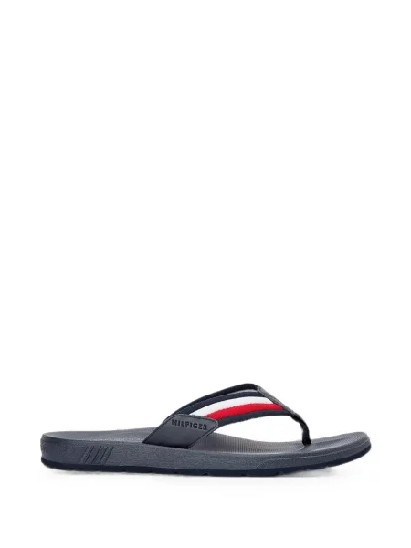 Chiloți Tommy Hilfiger cu dungi cu bretele albastru