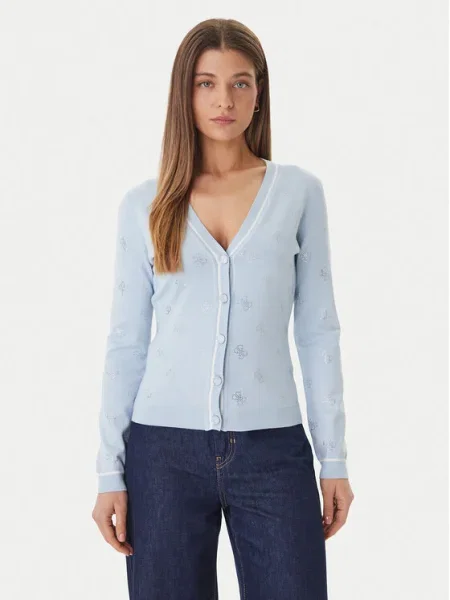 Guess Cardigan albastru