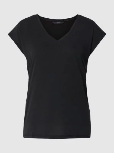 Kurtka skórzana z odpinanym kapturem Vero Moda czarna