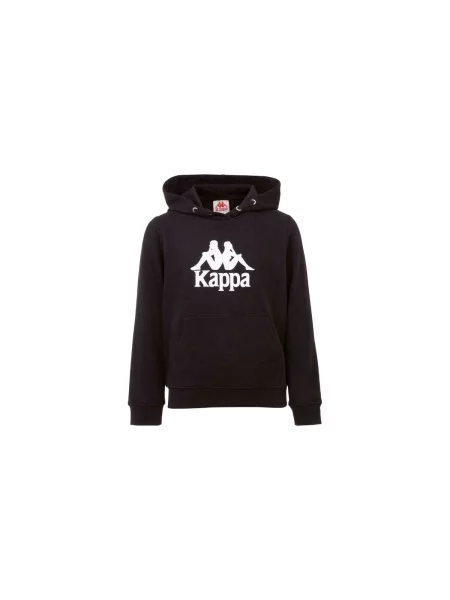 Majica s kapuljačom Kappa crna