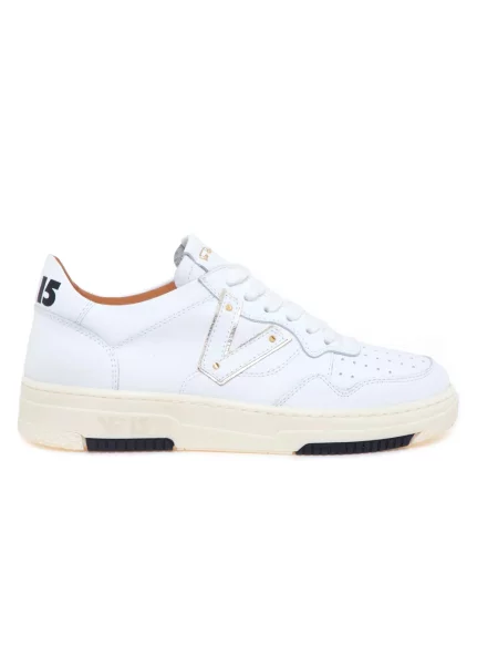 Sneakersy Via Roma 15 skórzane białe