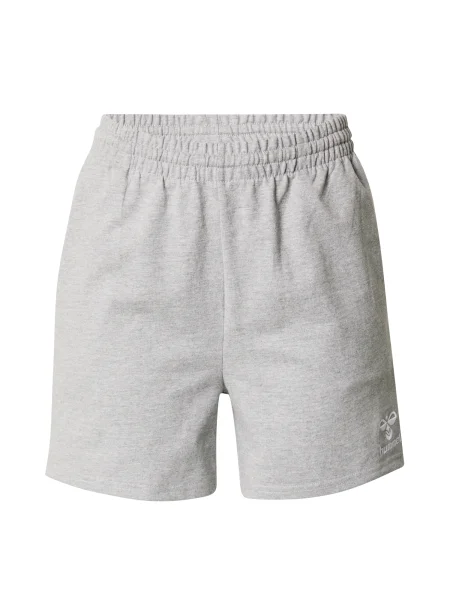Hummel Pantaloni sport Go gri amestecat alb