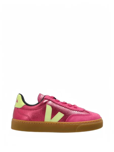 Sneakersy dziecięce Veja Volley różowe