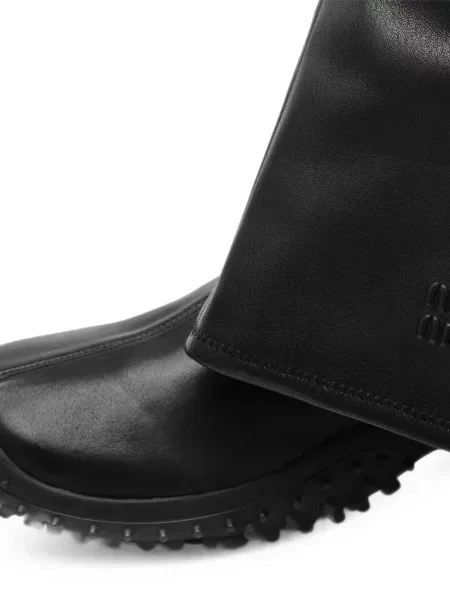 Botine Miu Miu cu autograf negru