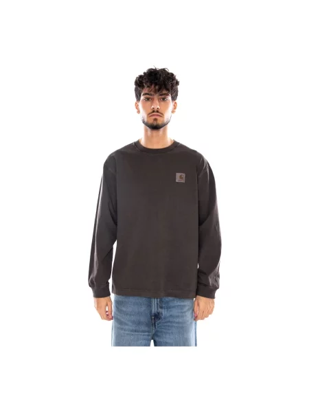 T-shirt Carhartt WIP L/S Vista T-Shirt UNISEX Tobacco Garment Dyed M brązowa