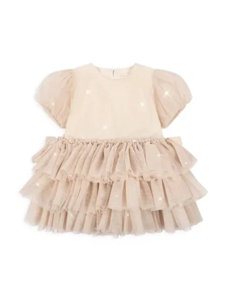 Konges Sløjd ruha FAY DRESS GRS bézs