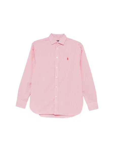 Koszula Ralph Lauren z długim rękawem czerwona