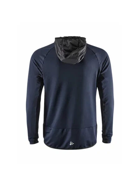 Bluza dresowa z pełnym zamkiem błyskawicznym Craft Extend niebieska