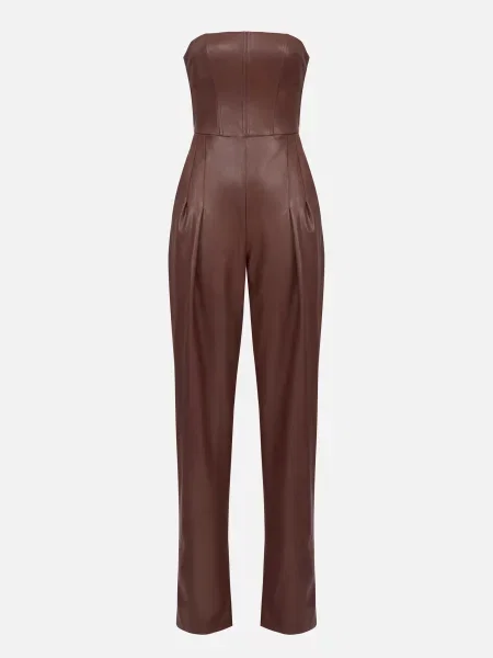 Комбинезон Elisabetta Franchi коричневый