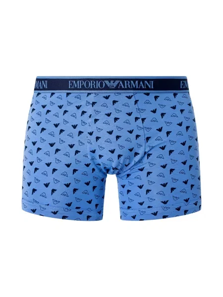 Emporio Armani Boxerky / svetlomodrá / tmavomodrá modrá