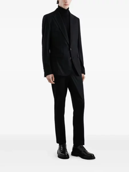 Pantaloni Dolce & Gabbana de lână negru