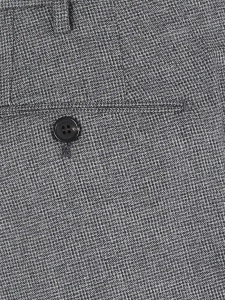 Pantaloni Incotex în carouri gri